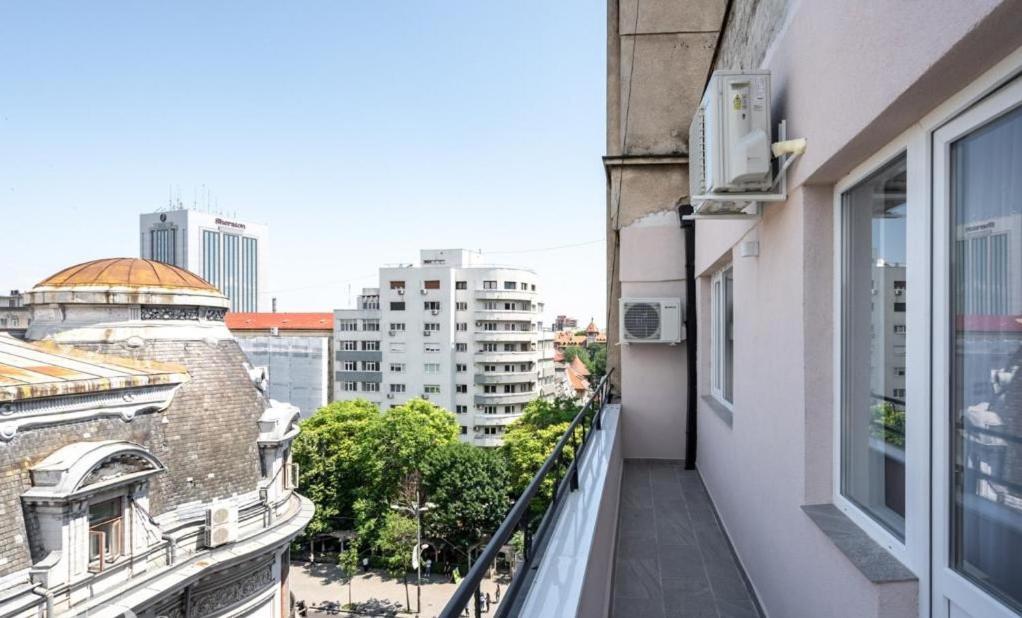 Majestic Apartament With View In Magheru 布加勒斯特 外观 照片