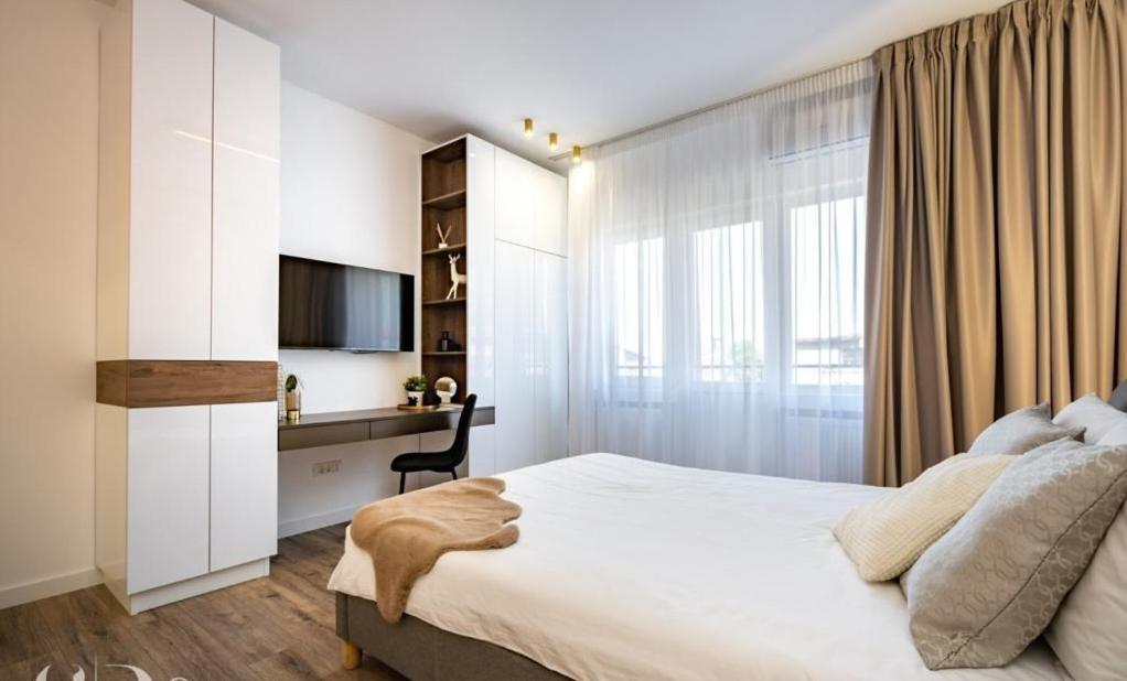 Majestic Apartament With View In Magheru 布加勒斯特 外观 照片